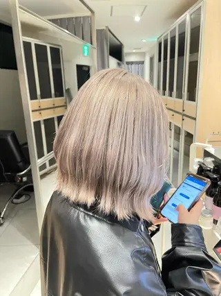 ミディアム カラー ヘアアレンジ 艶髪/レイヤーカット 🐣misakiのヘアスタイル