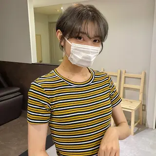 ショート レイヤーパーマ＊ 顔まわり似合わせのヘアスタイル