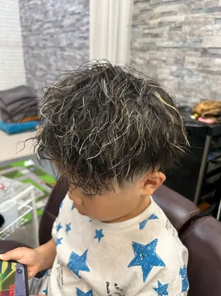 カラー パーマ メンズ キッズ 奈良/生駒/FEEL /ﾉｶﾞﾐﾄｼｷのヘアスタイル