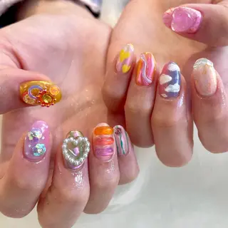 ネイル 新井 ひなののネイルデザイン