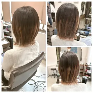 ミディアム 中島 剛のヘアスタイル