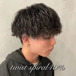 パーマ メンズ 横浜メンズパーマ🔥 大野賢人のヘアスタイル