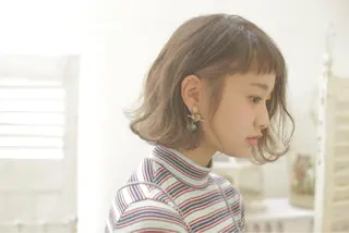 ショート カラー パーマ 水口 英里のヘアスタイル