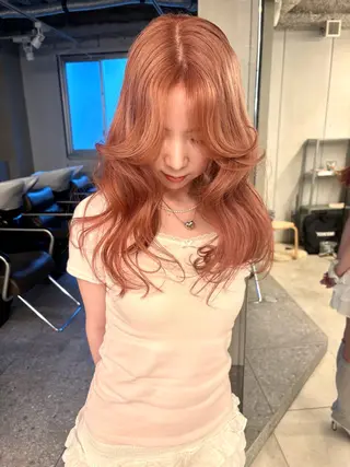 カラー 遠田 優那のヘアスタイル