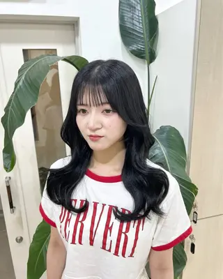 ロング カラー I'S.横浜所属・赤み消しカラー 🍀JUNKIのヘアスタイル