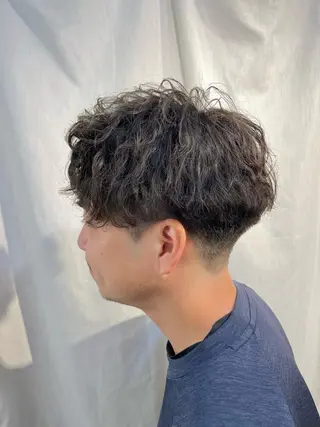 パーマ メンズ FUJINO RYOのヘアスタイル