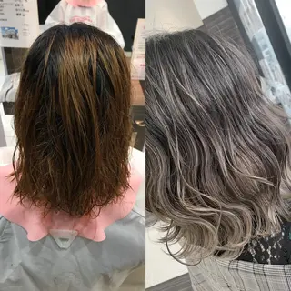 ミディアム カラー パーマ ヘアアレンジ メンズ キッズ ネイル マツエク・マツパ 川上 有香のヘアスタイル