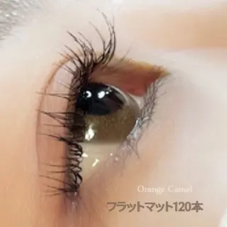 マツエク・マツパ Orange  Camelのマツエク・マツパデザイン