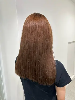 ミディアム カラー 愛結 暖色カラー🎀🩰のヘアスタイル