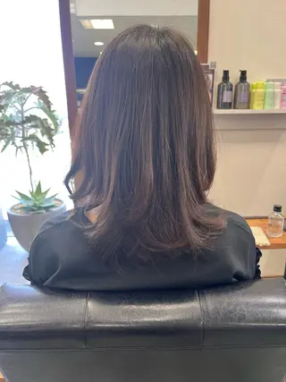セミロング lotti スタイリスト田中のヘアスタイル