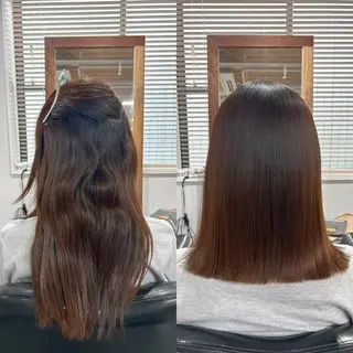 ミディアム パーマ 👑松山ストレート/ メンズヘア/龍仁👑のヘアスタイル