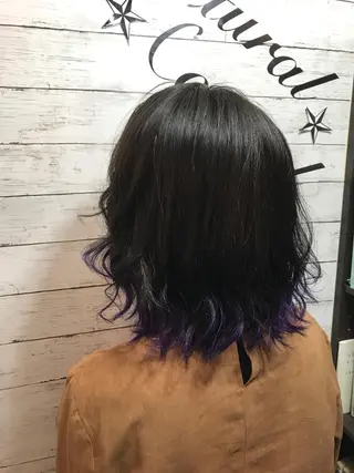 ミディアム カラー ていねい技術No.1 🌈諏訪 健太のヘアスタイル