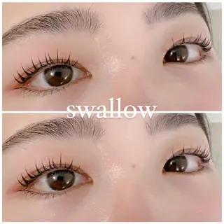 マツエク・マツパ swallow 奈良西大寺店のマツエク・マツパデザイン