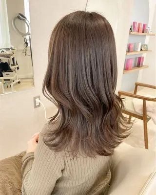 ロング カラー miku. 髪質改善/韓国のヘアスタイル