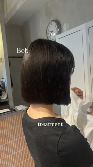 ショート 梅田/似合わせボブ /顔周り/RINKAのヘアスタイル