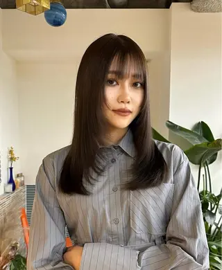 ロング カラー ブリーチ矯正/ ブリーチ特化mikaのヘアスタイル