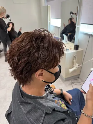 パーマ メンズ soyon 心斎橋店のヘアスタイル