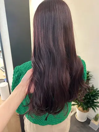 ロング カラー hub hair レイヤー/透明感のヘアスタイル