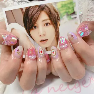 ネイル La neige* yuki 🥯🍑のネイルデザイン