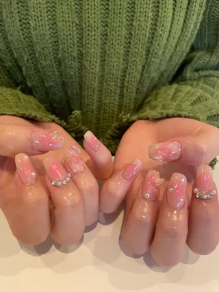 ネイル 束感まつ毛/ネイル/ LED♥KIRARAのマツエク・マツパデザイン