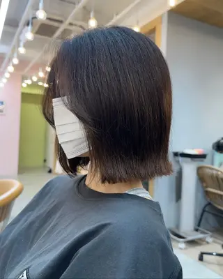 ショート 髪質改善✨縮毛矯正 ショートボブ/ともきのヘアスタイル