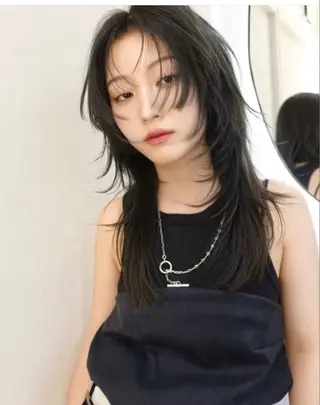 ミディアム カラー SALOWIN(サロウィン)広島並木通り所属・【ショート／ウルフ／ パーマ】kotaroのヘアスタイル