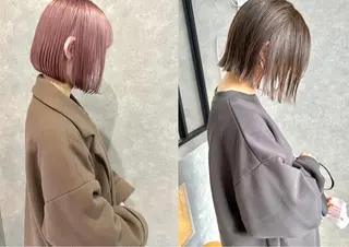 ショート カラー ヘアアレンジ VIM hairおもろまち店のヘアスタイル