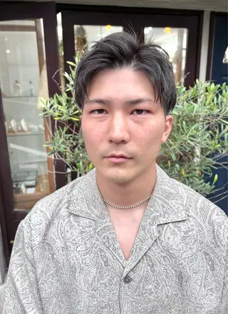 ショート メンズ 木村陸弥 似合わせ 透明感カラー🌿のヘアスタイル