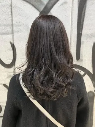 ミディアム カラー SALOWIN三軒茶屋店所属・髪質改善/艶髪 やまなかのヘアスタイル