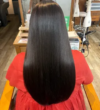 ロング 赤池駅/韓国カラー saki🎀のヘアスタイル