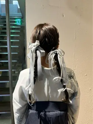 ヘアアレンジ 🍪ﾖｼｲﾊﾙﾈ🍪 ﾗﾍﾞﾝﾀﾞｰｶﾗｰのヘアスタイル