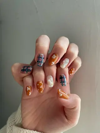 ネイル 甲府市徳行 🧸prunelleのネイルデザイン