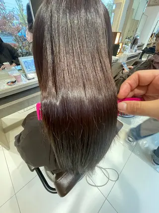 ロング パーマ 鶴岡で縮毛矯正なら お任せ！ハヤシナオミのヘアスタイル