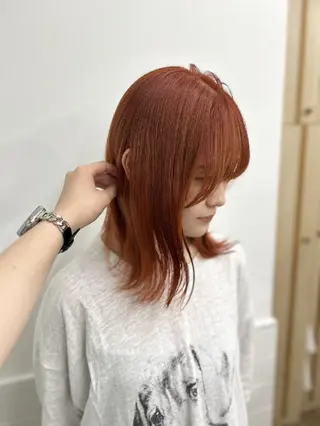 カラー 韓国風ヘアカラー🩵 Rimina💜🪽のヘアスタイル