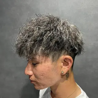 メンズ 🔥大人の色気パーマ メンズヘア特化🔥のヘアスタイル