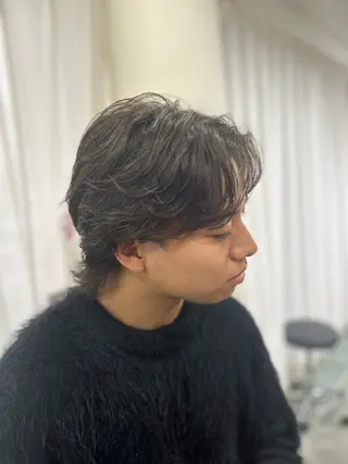 ショート パーマ CECIL hair なんば店所属・メンズパーマ 艶髪☆店長☆有馬のヘアスタイル