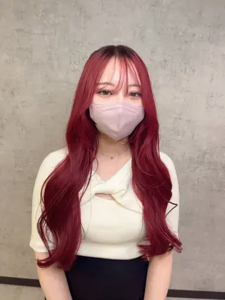 ロング カラー KAEDE🎀 ジャニオタ美容師のヘアスタイル