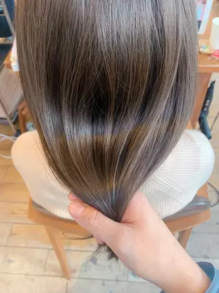 ミディアム カラー 🌱小顔ヘア/ボブ ミディアム/双葉🌱のヘアスタイル