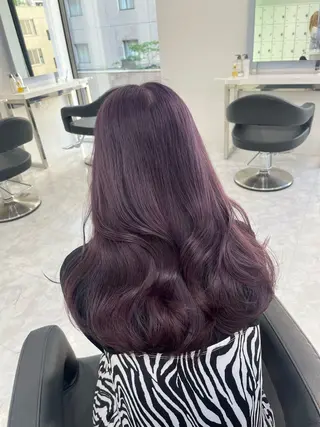 ロング カラー ブリーチなし🌼トレ ンド🌼似合わせのヘアスタイル