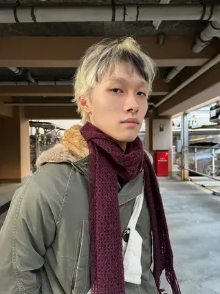 ショート カラー メンズ 大阪メンズパーマ /スパイキー/らいのヘアスタイル