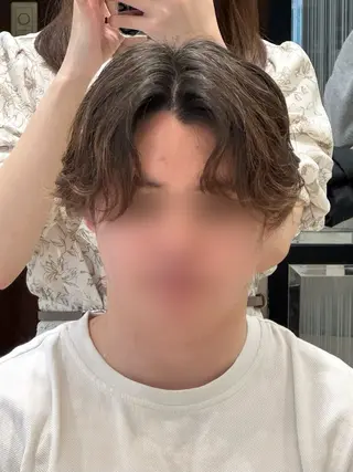 パーマ メンズ 【𝐀𝐬𝐡-池袋 】ひな 🎀💭のヘアスタイル