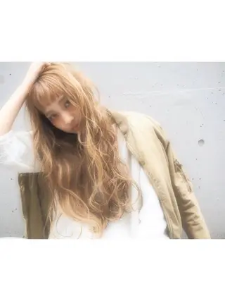 ロング カラー 美髪矯正 髪質改善 羽田セイゴーのヘアスタイル