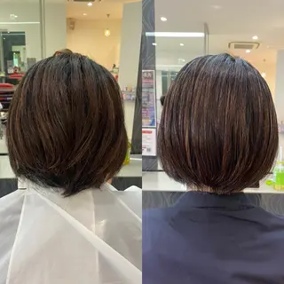 ミディアム hair make huit8所属・ハイライト&ブリーチ 💇🏼‍♀MAHOのヘアスタイル