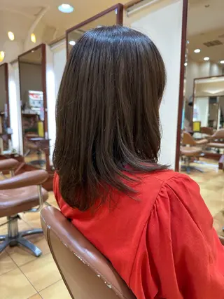 セミロング 小顔ボブ/お悩み解決 /ボブパーマ/とういのヘアスタイル