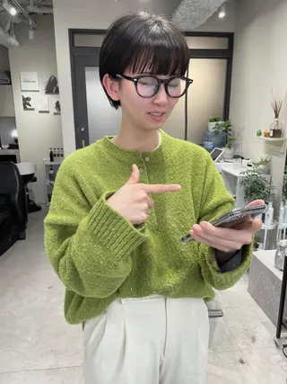 ショート カラー 髪質改善will hairdesignのヘアスタイル