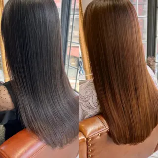 ロング カラー 🫧DECORA 🫧望月涼🫧韓国風のヘアスタイル