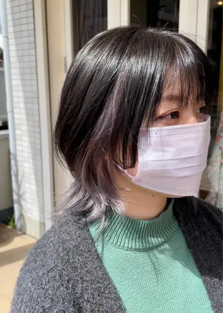 ミディアム 武田 清久のヘアスタイル