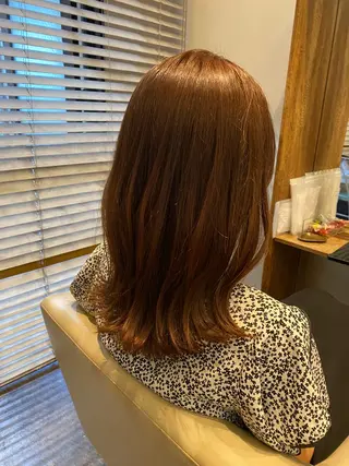 ミディアム 鈴木 奈波のヘアスタイル
