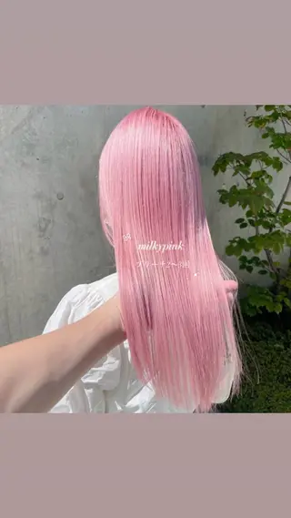 セミロング カラー 🎀ぷる艶ガーリー♡ サアヤ🐇♡のヘアスタイル