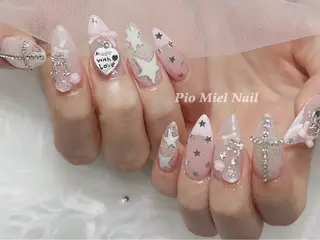 ネイル HANA 長さだしのネイルデザイン